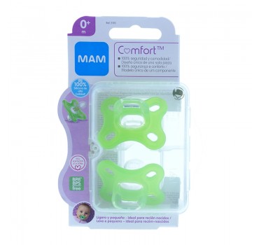 MAM CHUPETE SILI COMFORT 0-3 M AZUL