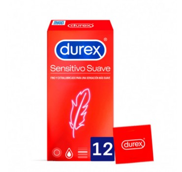 DUREX SENSITIVO SUAVE 12 U