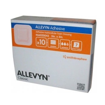 ALLEVYN APOSITO ESTERIL 10 X 10 CM 3 U